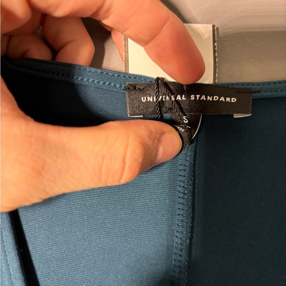 Universal Standard Velvety-Cool Jersey Twist Dress in Midnight Rain Size 14 - Picture 7 of 7